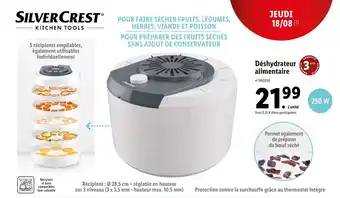 Lidl Déshydrateur alimentaire offre