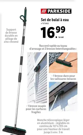Lidl Set de balai à eau offre