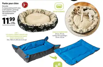 Lidl Panier pour chien offre