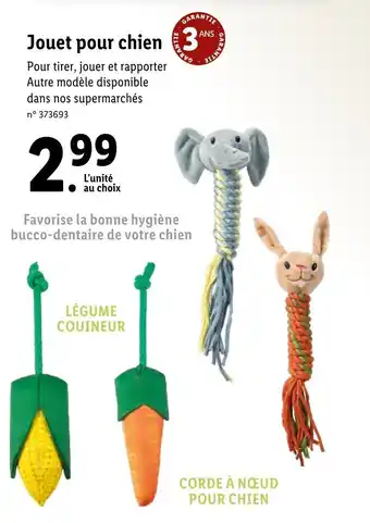 Lidl Jouet pour chien offre