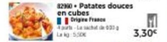 Thiriet Patates douces en cubes offre