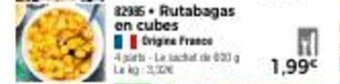 Thiriet Rutabagas en cubes offre