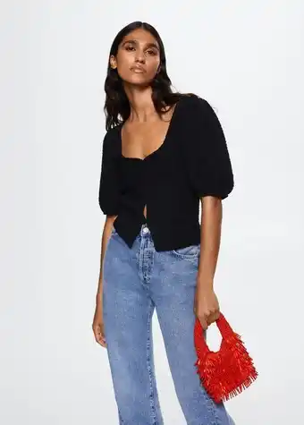 Top texturé maille