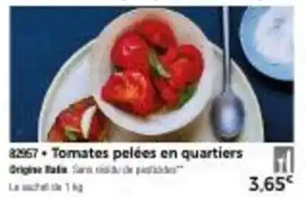 Thiriet Tomates pelées en quartiers offre