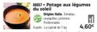 Thiriet Potage aux légumes du soleil offre