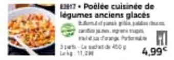 Thiriet Poêlée cuisinée de légumes anciens glacés offre