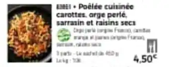 Thiriet Poêlée cuisinée carottes offre