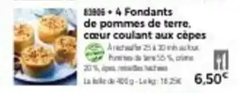 Thiriet 4 fondants de pommes de terre offre