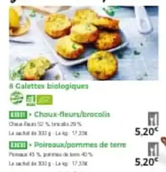 Thiriet 8 galettes biologiques offre