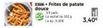 Thiriet Frites de patate douce offre