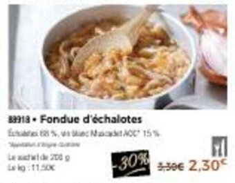 Thiriet Fondue d'échalotes offre