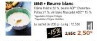 Thiriet Beurre blanc offre