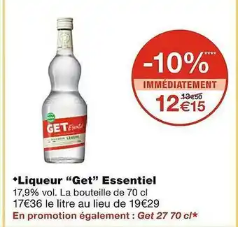 Monoprix Liqueur offre