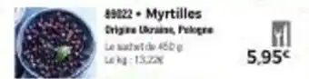 Thiriet Myrtilles offre