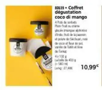 Thiriet Coffret dégustation coco di mango offre