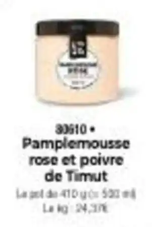 Thiriet Pamplemousse rose et poivre de timut offre