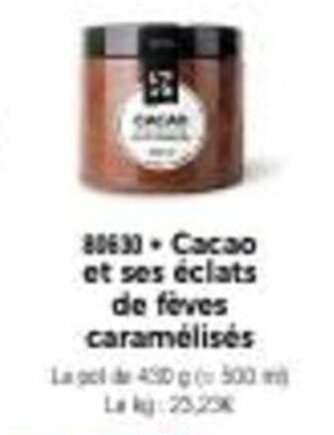 Thiriet Cacao et ses éclats de fèves caramélisés offre