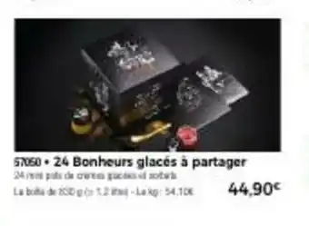 24 bonheurs glacés à partager