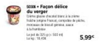 Thiriet Façon délice du verger offre