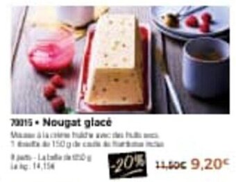 Thiriet Nougat glacé offre