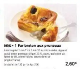 1 far breton aux pruneaux