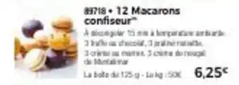 Thiriet 12 macarons confiseur offre
