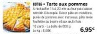 Thiriet Tarte aux pommes offre