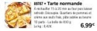 Thiriet Tarte normande offre
