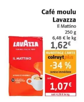 Colruyt Café moulu Lavazza offre