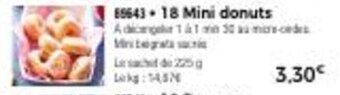 Thiriet 18 mini donuts offre