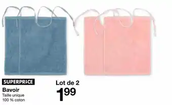 Zeeman Lot de 2 bavoir offre