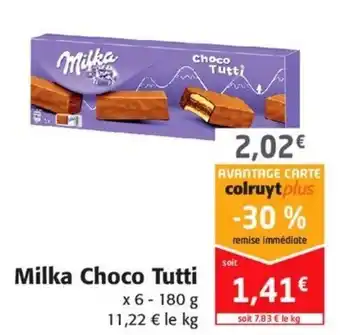 Colruyt Milka Choco Tutti offre