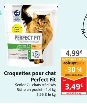 Colruyt Croquettes pour chat Perfect Fit offre