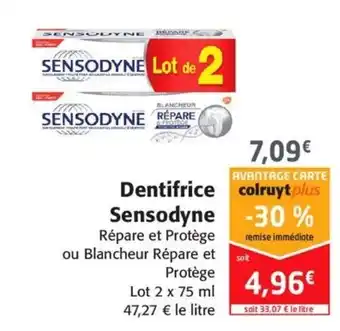 Colruyt Dentifrice Sensodyne offre