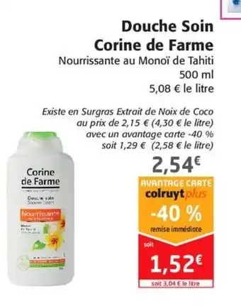 Colruyt Douche Soin Corine de Farme offre