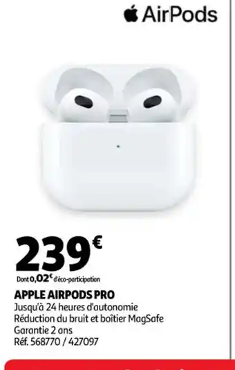 Auchan Apple Airpods Pro offre