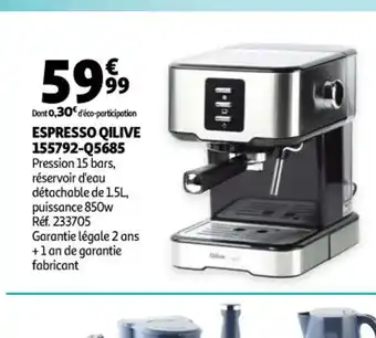Auchan Espresso Qilive 155792-Q5685 offre