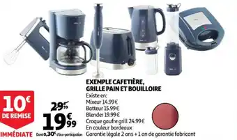 Auchan Grille Pain Et Bouiloire offre
