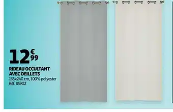 Rideau Occultant Avec Oeillets