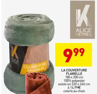 Stokomani Alice keynes la couverture flanelle offre