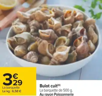 Bulot cuit