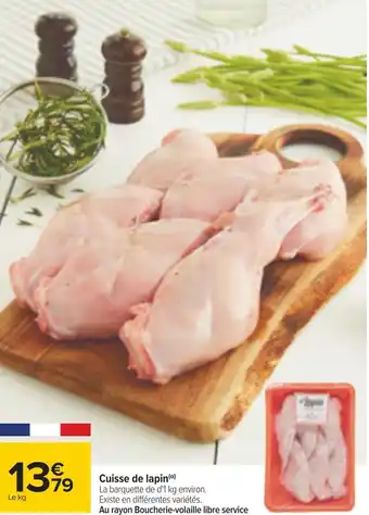 Carrefour Cuisse de lapin offre