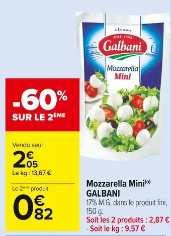 Galbani mozzarella mini