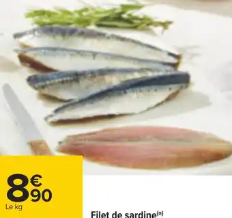 Carrefour Filet de sardine offre