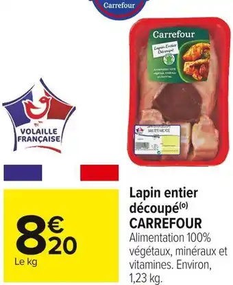 Carrefour Market Carrefour lapin entier découpé offre