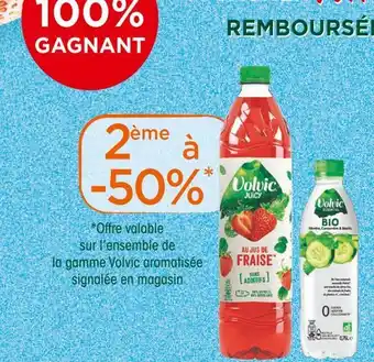 Carrefour Market Volvic bon plan sur l’ensemble de la gamme volvic aromatisée signalée en magasin offre