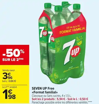Carrefour Market Seven up seven up free format familial offre