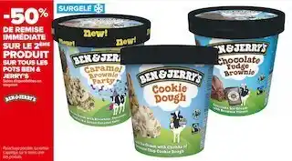 Carrefour Market Ben & jerry’s bon plan sur tous les pots ben & jerry’s offre