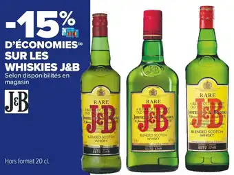 Carrefour Market J&b bon plan sur les whiskies j&b offre