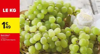 Carrefour Market Raisin blanc offre